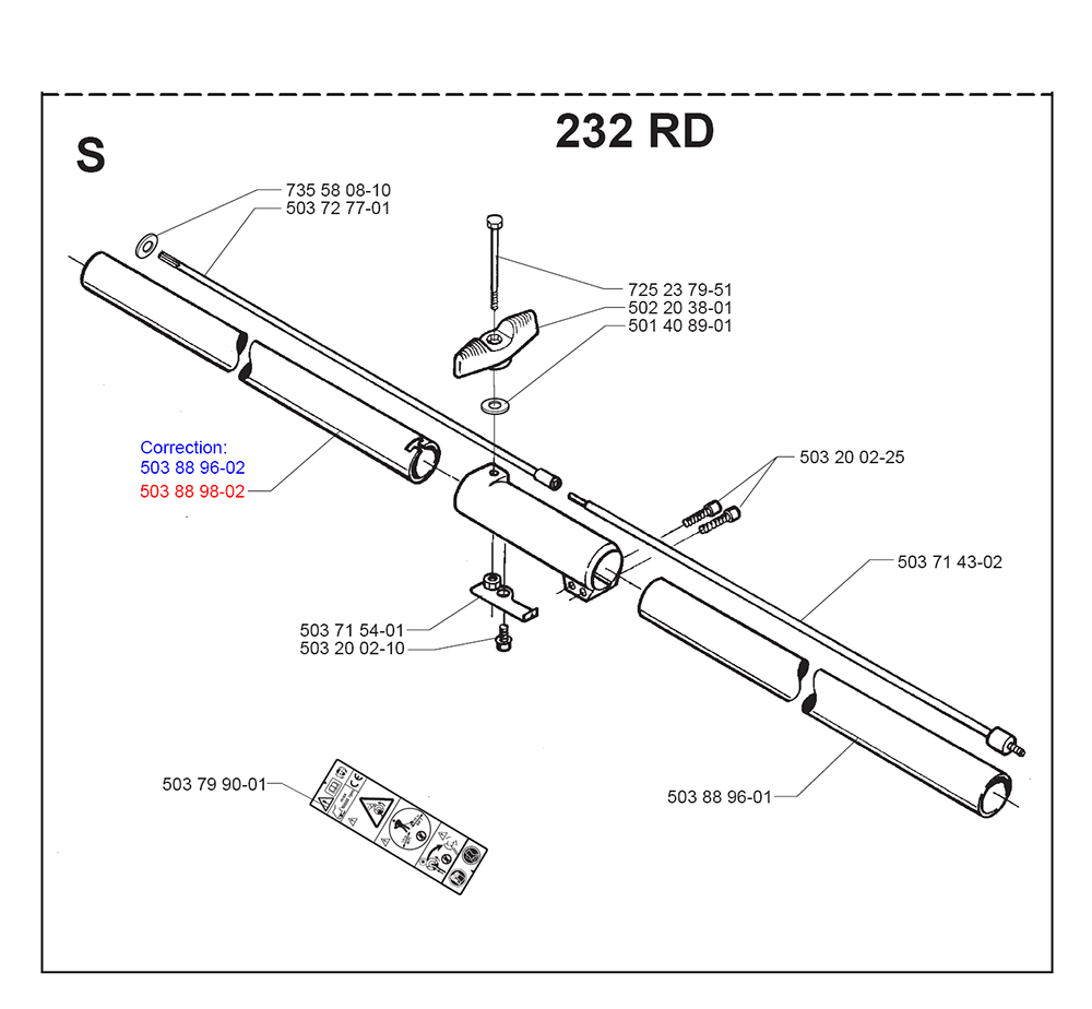 232 RD-(I980001)-Husqvarna-PB-4Break Down